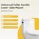 iFealClear Universal Metal Side Toilet Flush Handle Replacement Angle Mount Toilet Handle Replacement Compatible with Kohler American Standard TOTO Mansfield Solid Brass Oil Rubbed Bronze
