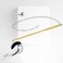 iFealClear Universal Metal Toilet Handle Replacement Kit Front Mount Toilet Tank Flush Lever Handle with Stainless Steel Chain Solid Brass Toilet Trip Lever Fits Most Toilets Easy Install Chrome