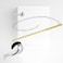 iFealClear Universal Metal Toilet Handle Replacement Kit Front Mount Toilet Tank Flush Lever Handle with Stainless Steel Chain Solid Brass Toilet Trip Lever Fits Most Toilets Easy Install Chrome