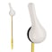 Jwodo Toilet Handle Replacement Kit Universal Tank Flush Lever Handle with Stainless Steel Flapper Chains for Most Front Mount Toilets White Finish Toilet Flush Handle