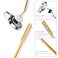 PDFans Toilet Handle Replacement Kit Side Mount Toilet Flush Handle Lever Universal Fits Most Toilets Easy Install Solid Brass Material Chrome Finish