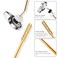 PDFans Toilet Handle Replacement Kit Side Mount Toilet Flush Handle Lever Universal Fits Most Toilets Easy Install Solid Brass Material Chrome Finish