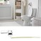 PuritySage Universal Front Mount Toilet HandleToilet Tank Flush Lever Replacement HandleToilet Repair HandleChrome