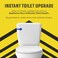 Qualihome Toilet Flusher Handle Replacement Kit Universal Toilet Handle Durable Elegant and EasytoInstall Flush Lever Blue Finish Front Mount
