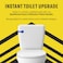 Qualihome Toilet Flusher Handle Replacement Kit Universal Toilet Handle Durable Elegant and EasytoInstall Flush Lever Blue Finish Front Mount
