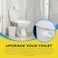 Qualihome Universal Side Mount Toilet Handle Tank Flush Lever Modern Durable Toilet Bowl Handles Side Mount Also Replaces Eljer Toilet Handle THU004CP Toto Toilet Handle Replacement White