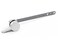 RAVINE Premium Modern Luxury Universal Toilet Handle Replacement Majestic Collection Toilet Lever Replacement Easy Install Chrome Front Mount