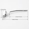 LavishStream Toilet Handle Replacement for Kohler 85114CP Side Mount Toilet Tank Lever Trip Chrome