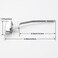 LavishStream Toilet Handle Replacement for Kohler 85114CP Side Mount Toilet Tank Lever Trip Chrome