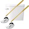 Ancable Toilet Handle Replacement Kit 2Pack Front Mount Universal Toilet Lever Flush Handle Compatible with American Standard Kohler TOTO Gerber Mansfield Glacier Bay Toilet Tanks