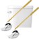 Ancable Toilet Handle Replacement Kit 2Pack Front Mount Universal Toilet Lever Flush Handle Compatible with American Standard Kohler TOTO Gerber Mansfield Glacier Bay Toilet Tanks