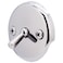 Westbrass 318 TwoHole Trip Lever Overflow Face Plate and Screws Polished Chrome D33026