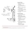 Westbrass 318 TwoHole Trip Lever Overflow Face Plate and Screws Polished Chrome D33026