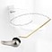 iFealClear Universal Metal Toilet Tank Flush Lever Replacement Side Mount Toilet Handle Replacement Kit Solid Brass Toilet Trip Lever Fits Most Toilets Stainless Steel Chain Brushed Nickel