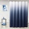 Naturoom Navy Blue and White Shower Curtains for Bathroom Ombre Indigo Royal Light Blue Cloth Fabric Shower Curtain Set with 12 Hooks Royal Indigo Bathroom Decor 72 x 72