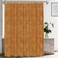Shrahala Wood Bamboo Rustic Decorative Shower Curtain Weave Wood Pattern Texture Bamboo Seamless Organic for Home Decor Bathtubs Bathroom Decor Waterproof Shower Curtain 72x72 inch