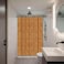 Shrahala Wood Bamboo Rustic Decorative Shower Curtain Weave Wood Pattern Texture Bamboo Seamless Organic for Home Decor Bathtubs Bathroom Decor Waterproof Shower Curtain 72x72 inch