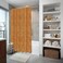 Shrahala Wood Bamboo Rustic Decorative Shower Curtain Weave Wood Pattern Texture Bamboo Seamless Organic for Home Decor Bathtubs Bathroom Decor Waterproof Shower Curtain 72x72 inch