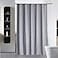 SÂ·Lattye SLattye Bathroom Shower Curtain or Liner Waterproof Fabric Washable Polyester Hotel Quality Friendly Stripe Heavy Duty with White Plastic Hooks 72 x 72 Standard Gray Arrow