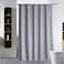 SÂ·Lattye SLattye Bathroom Shower Curtain or Liner Waterproof Fabric Washable Polyester Hotel Quality Friendly Stripe Heavy Duty with White Plastic Hooks 72 x 72 Standard Gray Arrow