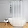 AooHome 72x96 Inch Extra Long Shower Curtain Eva Frosted Shower Curtain Liner with 5 Bottom Magnets Water Repellent Semi Transparent