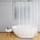 AooHome 72x96 Inch Extra Long Shower Curtain Eva Frosted Shower Curtain Liner with 5 Bottom Magnets Water Repellent Semi Transparent
