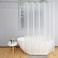 AooHome 72x96 Inch Extra Long Shower Curtain Eva Frosted Shower Curtain Liner with 5 Bottom Magnets Water Repellent Semi Transparent