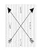 JAWO RV Camping Shower Curtain for Camper Trailer Camping Bathroom Compass and Arrows N S E W Shorter and Narrow Shower Curtain with Hooks Set 47x64 Inches