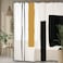 Yookeb Abstract Geometric Neutral Bathroom Shower Curtain Black Beige Painting Minimalist Modern Tan Contemporary Striped 60W by 71H Inch Polyester Fabric 12 Plastic Hooks Waterproof Decor