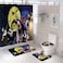 DDS-DUDES DDSDUDES 4Pcs Christmas Shower Curtain Sets Kids Bathroom Halloween Decor with 12 Curtain Hooks for Bathroom Waterproof 71 x 71 inch D9