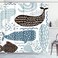 Emvency Shower Curtain Nautical Sea Animal Kids Fur Seal Whale Octopus Fish Childish Waterproof Polyester Fabric 72 x 72 inches Set with Hooks