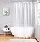 AooHome Extra Long Shower Curtains 96 inches Clear Eva Shower Curtain Liner 3D Water Cube with Bottom Magnets Heavy Duty 72x96 Inch Semi Transparent