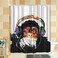 VividHome Monkey Shower Curtains Funny Animal Chimpanzee Bathroom Curtain with Hooks 7272 inches