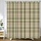 Abaysto Gingham Plaid Beige Grey Sage Abstract Autumn Celtic Checked Checkered Bathroom Decor Shower Curtain Sets with Hooks Polyester Fabric Great Gift