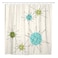 ArtSocket Shower Curtain Mid Iconic Atomic Starbursts Century Modern Sputnik Palm Springs Home Bathroom Decor Polyester Fabric Waterproof 72 x 72 Inches Set with Hooks