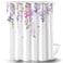 BECAN Floral Shower Curtain Purple Wisteria Flower Polyester Fabric Waterproof Layer Thickening Shower Curtain 72X72Inches
