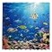 Allenjoy 72 x 72 Ocean Fish Shower Curtain Under The Sea Tropical Turtle Shark Home Bath Bathtub for Bathroom Decor Machine Washable Hooks Not Included