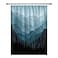 Careyoungs RV Shower Curtains Forest Mountain Happy Camper Cloth Fabric RV Bathroom Decor Curtain Sets with Hooks 47WX64H Inches Grey