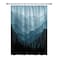 Careyoungs RV Shower Curtains Forest Mountain Happy Camper Cloth Fabric RV Bathroom Decor Curtain Sets with Hooks 47WX64H Inches Grey