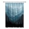 Careyoungs RV Shower Curtains Forest Mountain Happy Camper Cloth Fabric RV Bathroom Decor Curtain Sets with Hooks 47WX64H Inches Grey