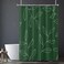 Qahing Green Plant Shower Curtain White Leaf Branches Fabric Shower Curtains Waterproof Minimalist Decorative Bathroom Hotel Decor with Hooks 72 x 72 Inches