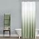 Mrs.Naturall Small Stall Size Shower Curtain 36x72 for Bathroom Spring Decor Narrow Half Waterproof Washable Liner Waffle Fabric Cloth RV Shower Curtains for Camper Wide 36 x 72 with Hooks Set Sage Gr