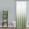 Mrs.Naturall Small Stall Size Shower Curtain 36x72 for Bathroom Spring Decor Narrow Half Waterproof Washable Liner Waffle Fabric Cloth RV Shower Curtains for Camper Wide 36 x 72 with Hooks Set Sage Gr