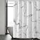 Gibelle Marble Shower Curtain Grey and White Fabric Shower Curtain Abstract Modern Marble Bathroom Accessories Decor Set Machine Washable 72 x 72