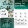 Jovware Adhesive Hooks for Shower Caddy Bathroom Shelf 12 Pack