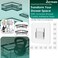 Jovware Polycarbonate Shower Caddy Adhesive Hooks 12 Pack Transparent Heavy Duty 40lbs Weight Capacity Minimalist Style Suitable for Smooth Surfaces Wall Mount Kitchen Bathroom Garage