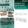 Jovware Shower Caddy Adhesive Replacement Stickers Sticker Shelf Basket Strips Suction Hooks Large Strong Hook for Bathroom Storage Corner Transparent Shelves Wall Mount 3 Hooks 11 1316