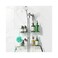 Sewulidon Stainless Steel Shower Caddy Hanging for Handheld Shower HeadsRustproof Hose Shower Organizer Adjustable Length Shower Rack with 24 HooksRazor HolderSoap Holder