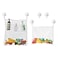 TTSAM Bath Toy Organizer Mesh Storage Organizer Baby Shower Toys Bathtub Net Bag Kids Quick Dry Bathtub Mesh Net Bathtub Toy Holder 2 X Bathroom Storage Bag 6 X Strong Suction Hooks White