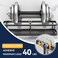 YASONIC 9Pack Shower Caddy Adhesive Replacement Transparent Shower Adhesive Strips No Drilling Hooks for Bath Storage Shelves Kitchen Racks Basket Soap Holder